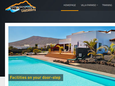 Tri Sports Lanzarote web design